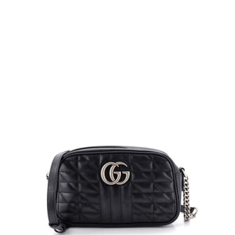 Gucci GG Marmont Shoulder Bag Mixed Matelasse Leather Small