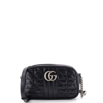 Gucci GG Marmont Shoulder Bag Mixed Matelasse Leather Small