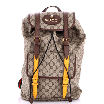 Gucci Courrier Soft Backpack GG Coated Canvas Large