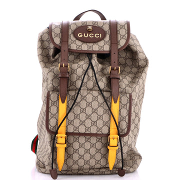 Gucci Courrier Soft Backpack GG Coated Canvas Large