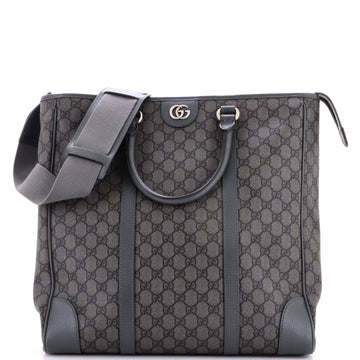 Gucci Ophidia Convertible Open Tote GG Coated Canvas Tall