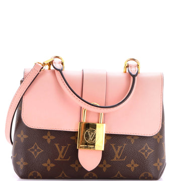 Louis Vuitton Locky Handbag Monogram Canvas with Leather BB