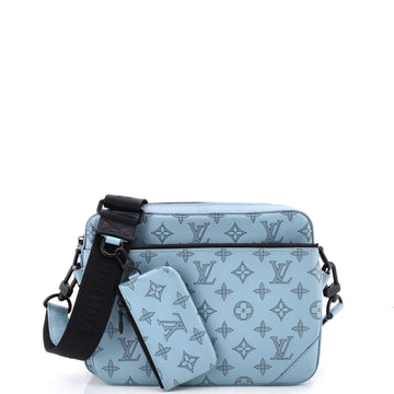 Louis Vuitton Trio Messenger Bag Monogram Shadow Leather