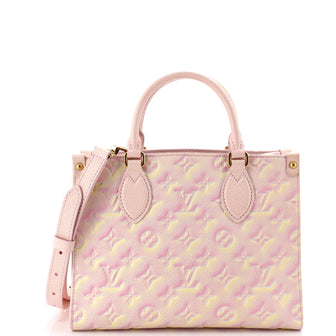 Louis Vuitton OnTheGo Tote Stardust Monogram Empreinte Leather PM