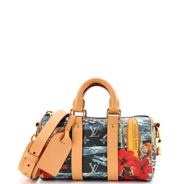 Louis Vuitton Keepall Bandouliere Bag Limited Edition Surfin Monogram Canvas 25