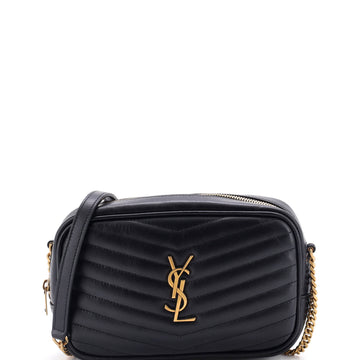 Saint Laurent Lou Camera Bag Matelasse Chevron Leather Mini