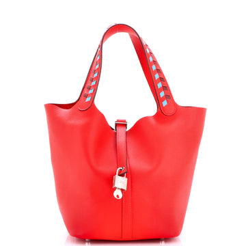 Hermes Picotin Lock Bag Tressage Epsom MM