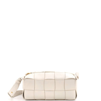 Bottega Veneta Brick Cassette Shoulder Bag Maxi Intrecciato Leather Small