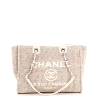 Chanel Deauville Tote Mixed Fibers Medium