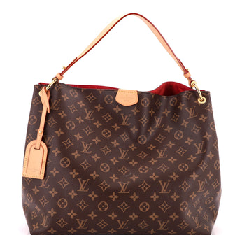 Louis Vuitton Graceful Handbag Monogram Canvas MM