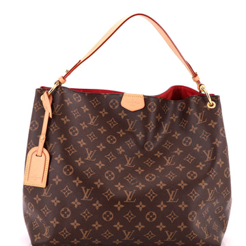 Louis Vuitton Graceful Handbag Monogram Canvas MM
