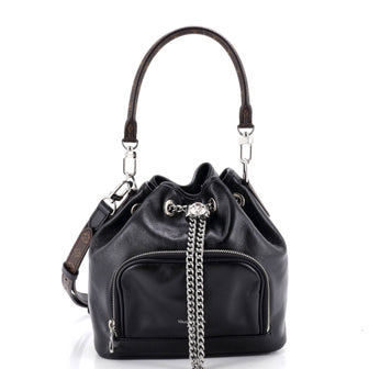 Louis Vuitton No Way Vibe Bucket Bag Leather with Monogram Detail