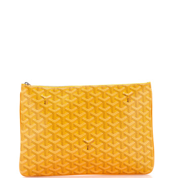 Goyard Senat Zip Pouch Coated Canvas MM