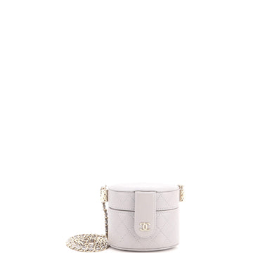 Chanel CC Allure Vanity Case with Chain Quilted Lambskin Mini