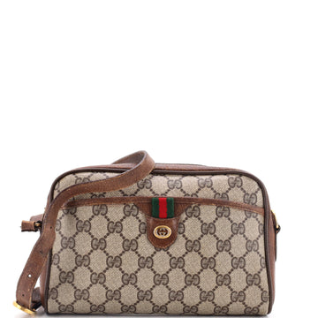 Gucci Vintage Web Crossbody Bag GG Coated Canvas Small