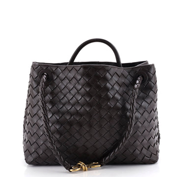 Bottega Veneta Andiamo Top Handle Bag Intrecciato Nappa Medium