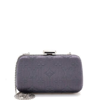 Louis Vuitton Motard Minaudiere Monogram Satin