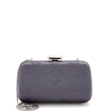Louis Vuitton Motard Minaudiere Monogram Satin