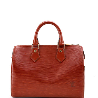 Louis Vuitton Speedy Handbag Epi Leather 25