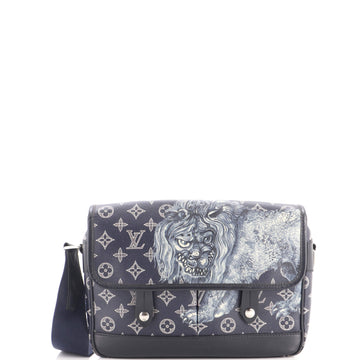 Louis Vuitton Messenger Bag Limited Edition Chapman Savane Monogram Canvas PM