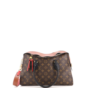 Louis Vuitton Tuileries Handbag Monogram Canvas with Leather