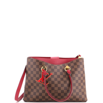 Louis Vuitton LV Riverside Handbag Damier with Leather