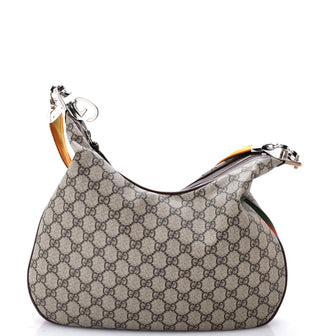 Gucci Attache Shoulder Bag GG Coated Canvas Medium