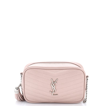 Saint Laurent Lou Camera Bag Matelasse Chevron Leather Mini