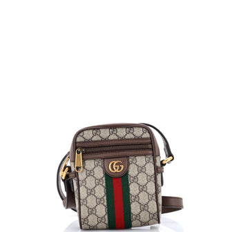 Gucci Ophidia Messenger Bag GG Coated Canvas Mini