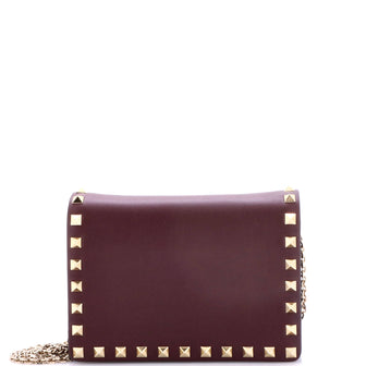 Valentino Garavani Rockstud Pouch Crossbody Bag Leather Mini