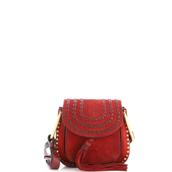Chloe Hudson Handbag Whipstitch Suede Mini