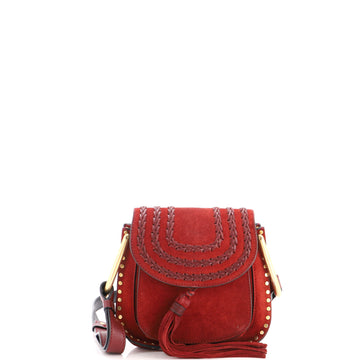 Chloe Hudson Handbag Whipstitch Suede Mini