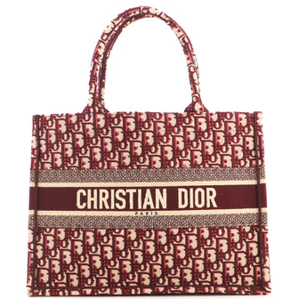 Christian Dior Book Tote Oblique Canvas Medium