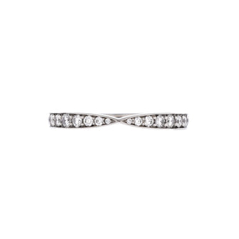 Tiffany & Co. Harmony Band Ring Platinum and Diamonds