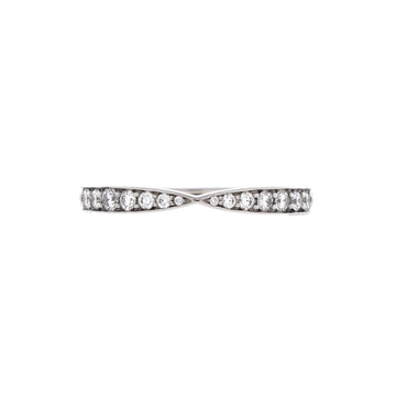 Tiffany & Co. Harmony Band Ring Platinum and Diamonds