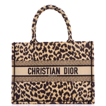 Christian Dior Book Tote Mizza Embroidered Canvas Medium