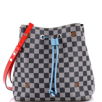 Louis Vuitton NeoNoe Handbag Limited Edition Colored Damier MM