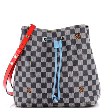 Louis Vuitton NeoNoe Handbag Limited Edition Colored Damier MM