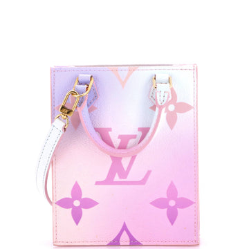 Louis Vuitton Petit Sac Plat Bag Spring in the City Monogram Giant Canvas