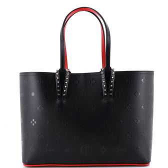 Christian Louboutin Cabata East West Tote Embossed Leather Small