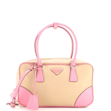 Prada Re-Edition 1978 Two Handle Bag Re-Nylon with Saffiano Leather Medium