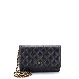 Chanel Wallet on Chain Quilted Caviar