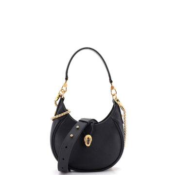 Bvlgari Serpenti Ellipse Crossbody Bag Leather Mini