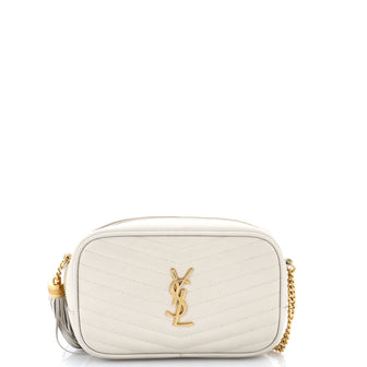 Saint Laurent Lou Camera Bag Matelasse Chevron Leather Mini