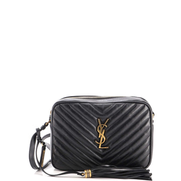 Saint Laurent Lou Camera Bag Matelasse Chevron Leather Small