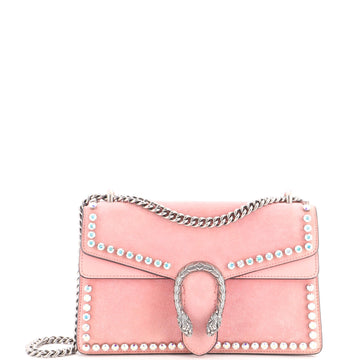 Gucci Dionysus Bag Crystal Embellished Suede Small