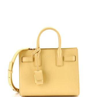 Saint Laurent Sac de Jour Bag Leather Nano