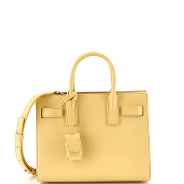 Saint Laurent Sac de Jour Bag Leather Nano