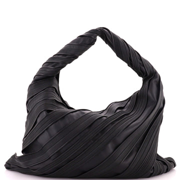 Bottega Veneta Hop Hobo Striped Leather and Suede Large