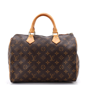 Louis Vuitton Speedy Handbag Monogram Canvas 30